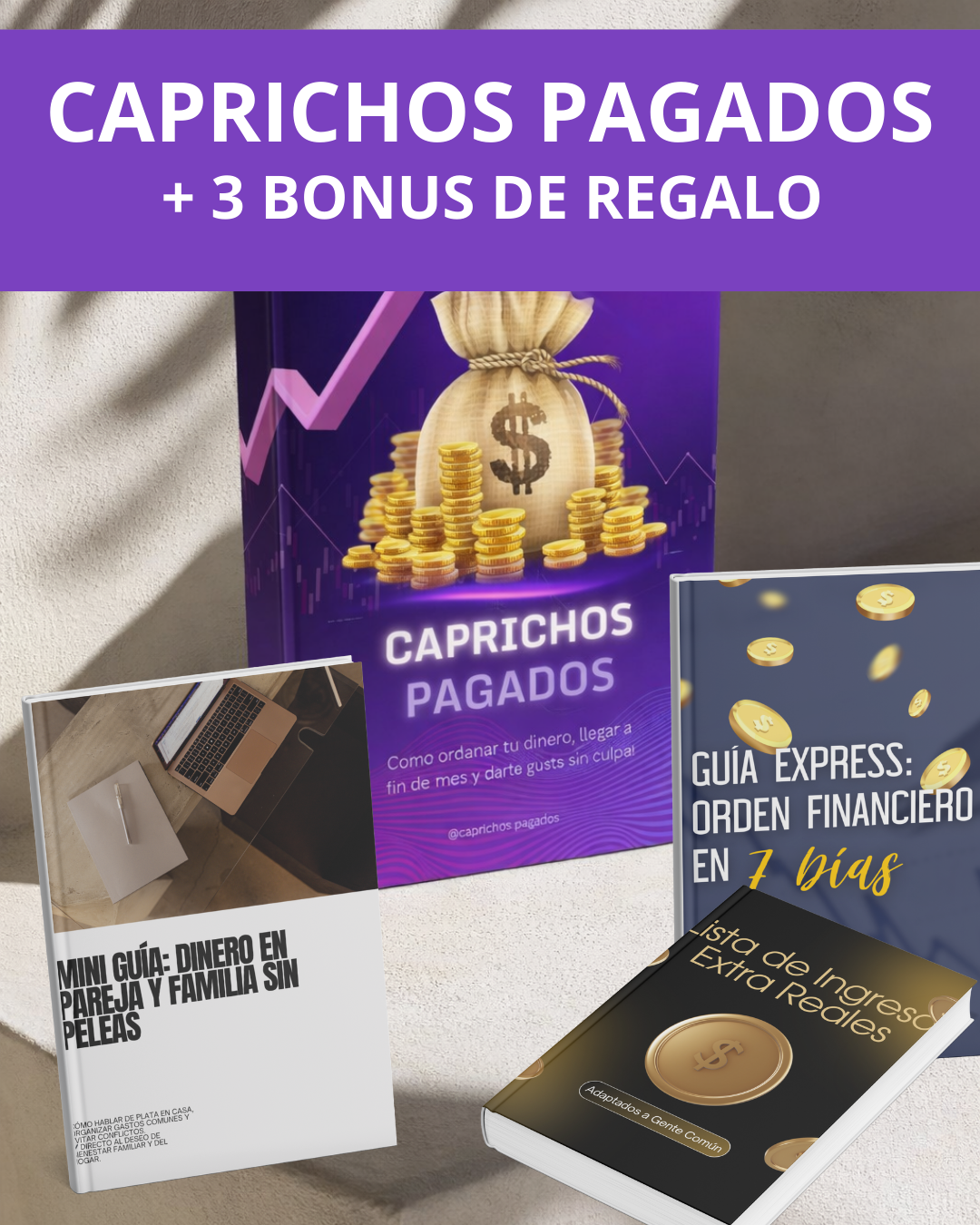 ⭐Caprichos Pagados: El método que ordena tu dinero, te ayuda a llegar a fin de mes y disfrutar sin culpa